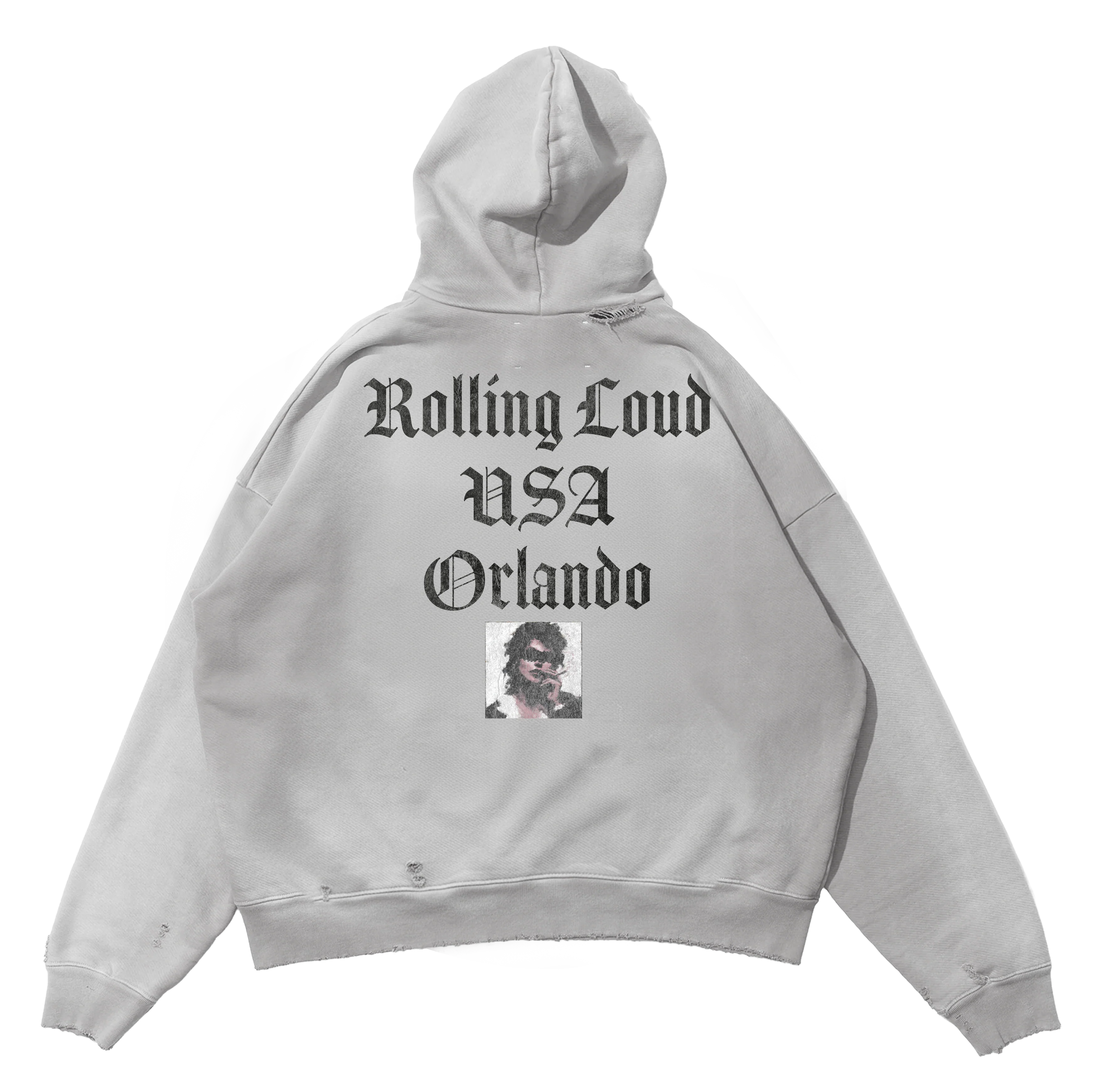 Signature Orlando Bling Grey PO Hoodie - Image 2