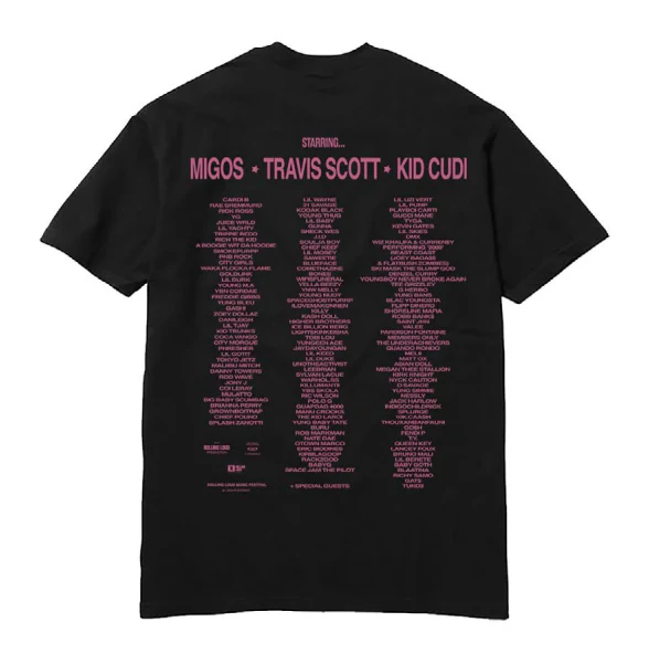 Smile Line Up Tee SS Black - Image 2