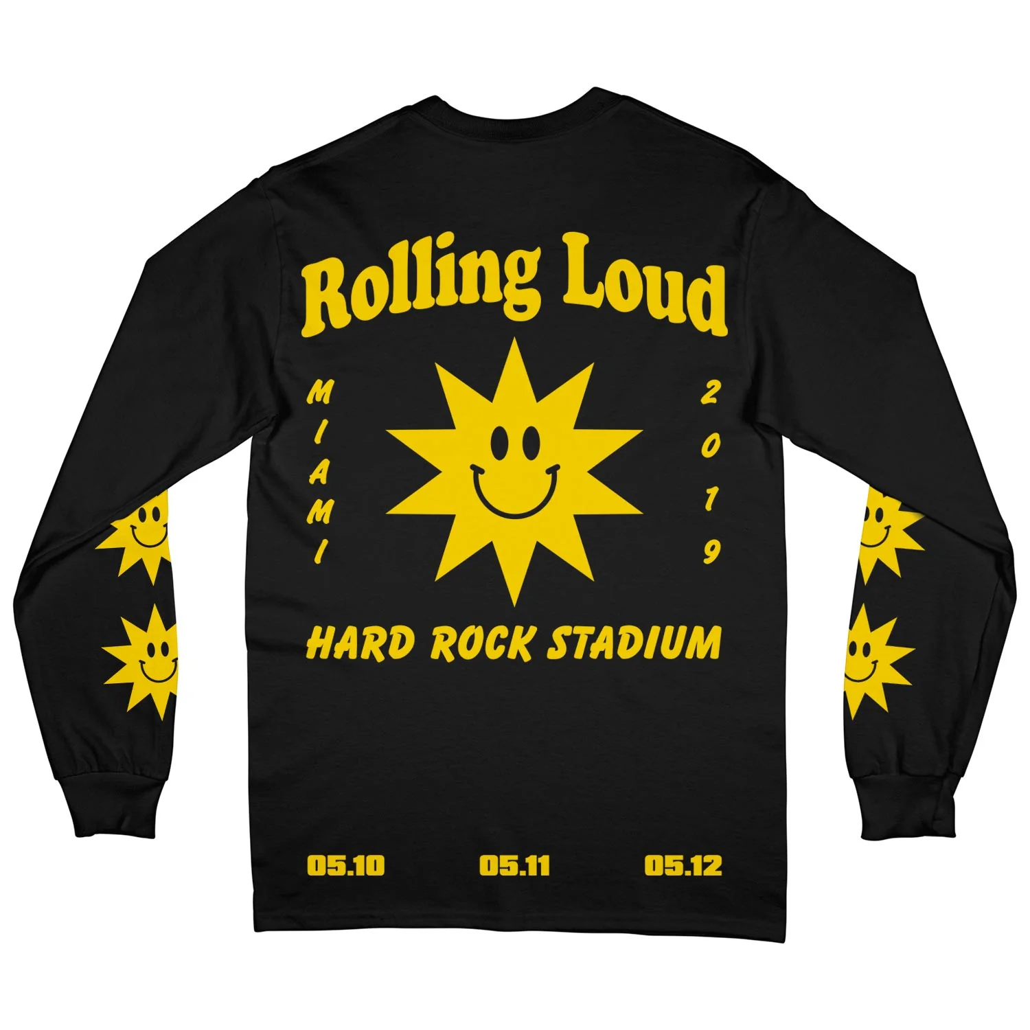 Summer Sun Black Long Sleeve Tee - Image 2