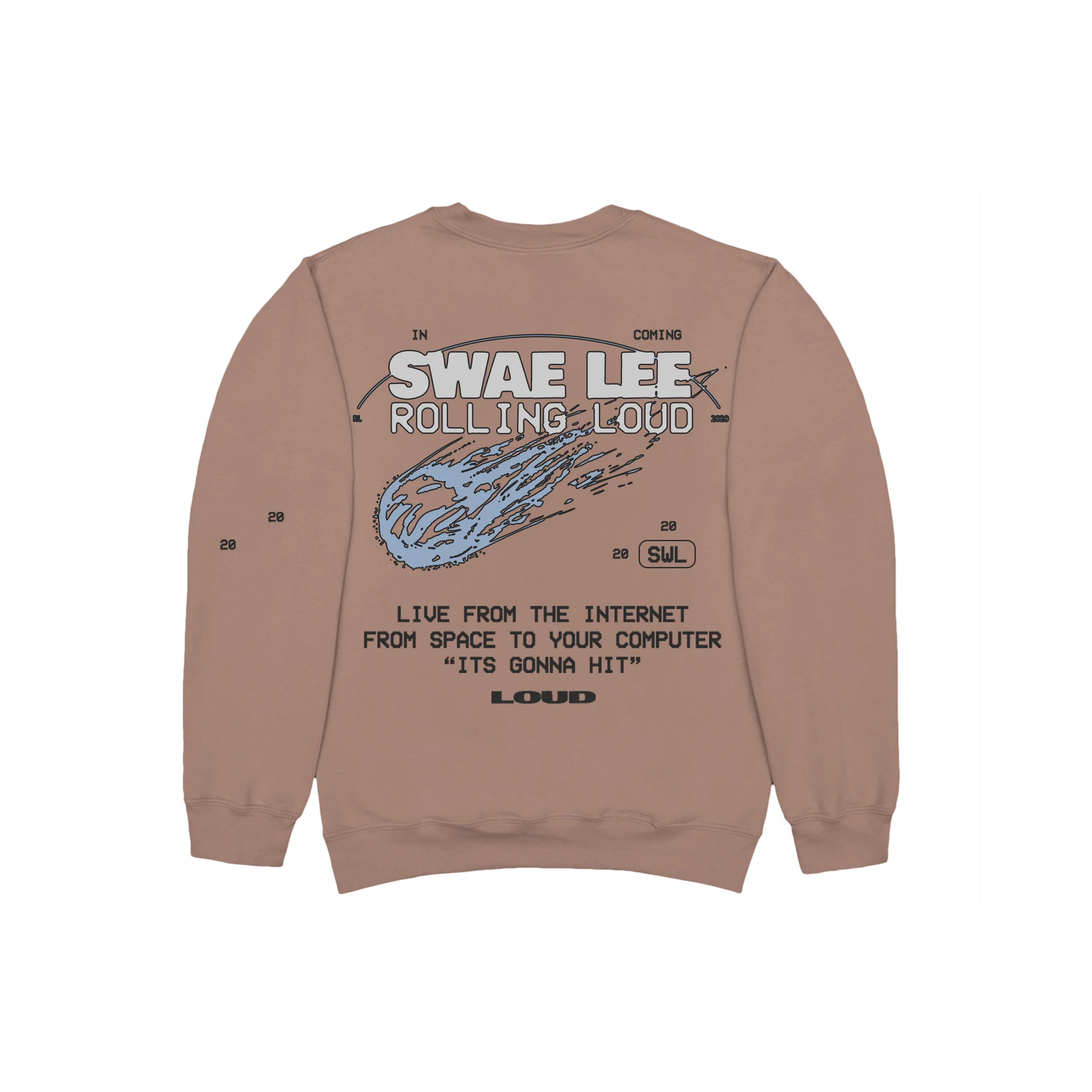 Swae Lee x Rolling Loud Tan Sweatshirt - Image 2