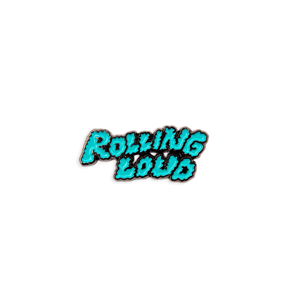 Teal Puffy Logo Enamel Pin
