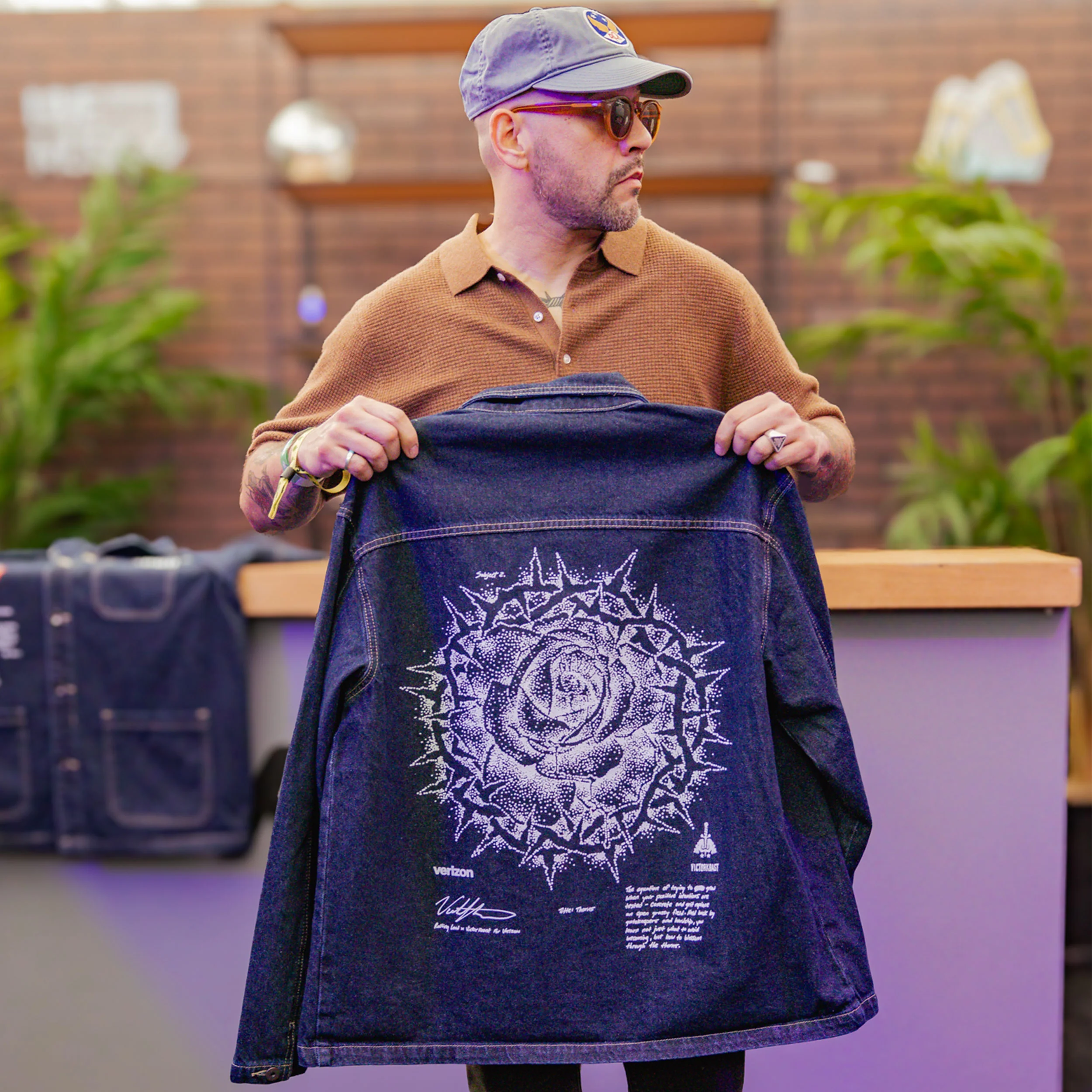 Verizon x Victor Koast RL California 25 Denim Work Jacket - Image 3
