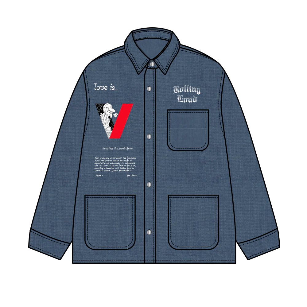 Verizon x Victor Koast RL California 25 Denim Work Jacket - Image 4