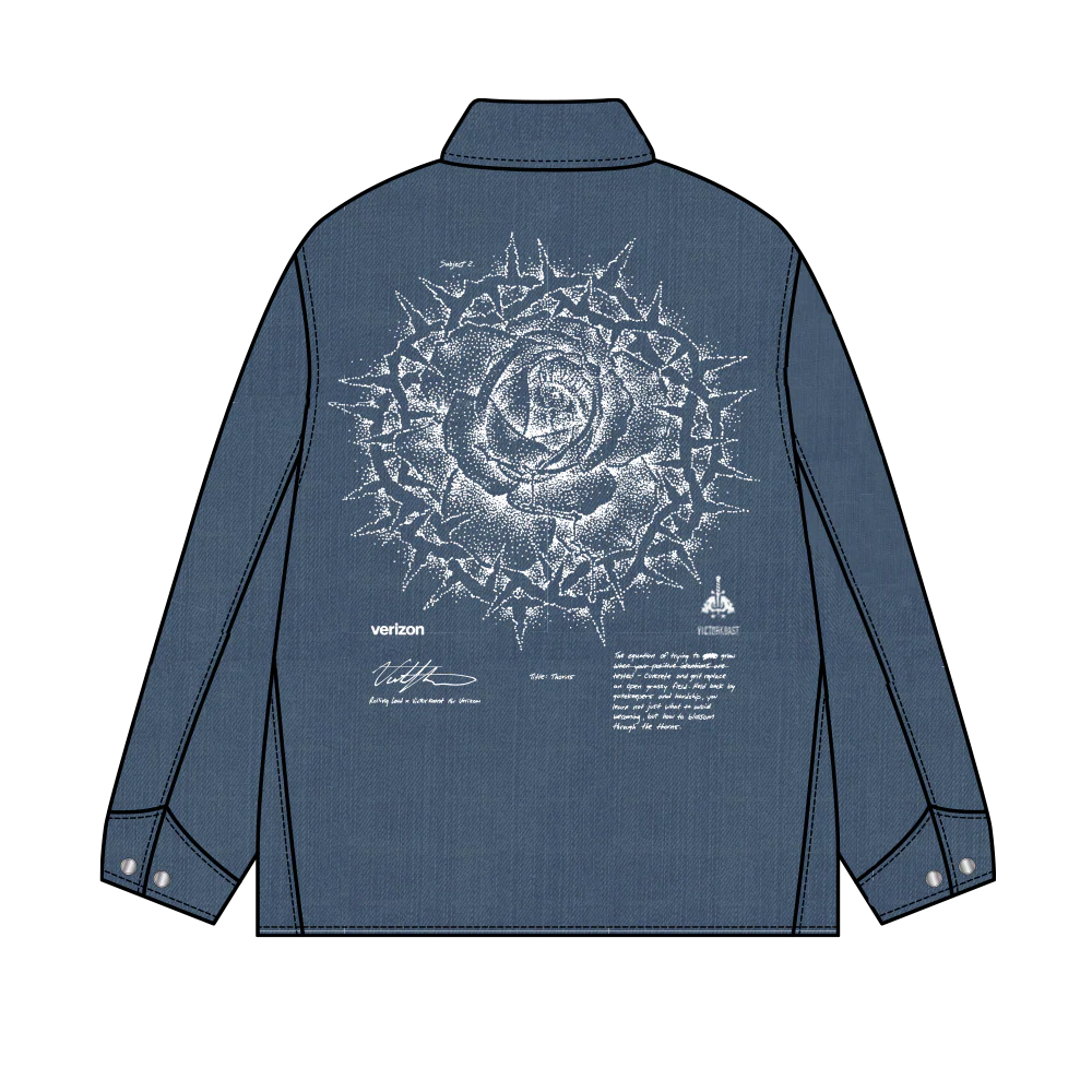 Verizon x Victor Koast RL California 25 Denim Work Jacket - Image 5