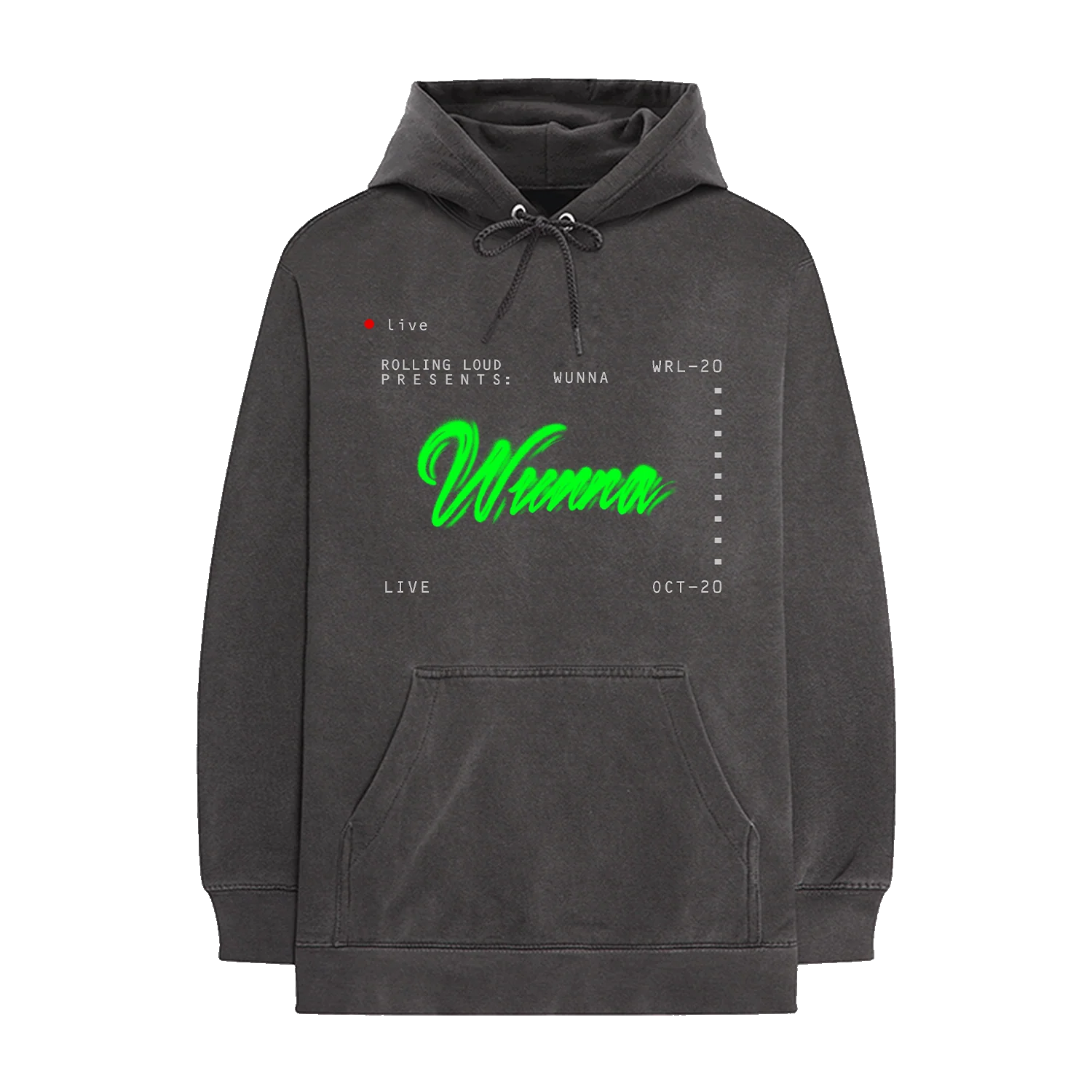 Gunna x Rolling Loud Stream Live Washed Hoodie